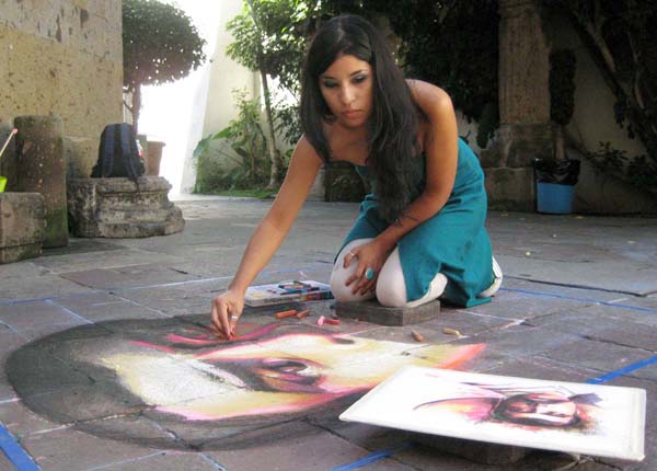 EL BLOG DEL TAVO P.: ARTE SOBRE EL PISO