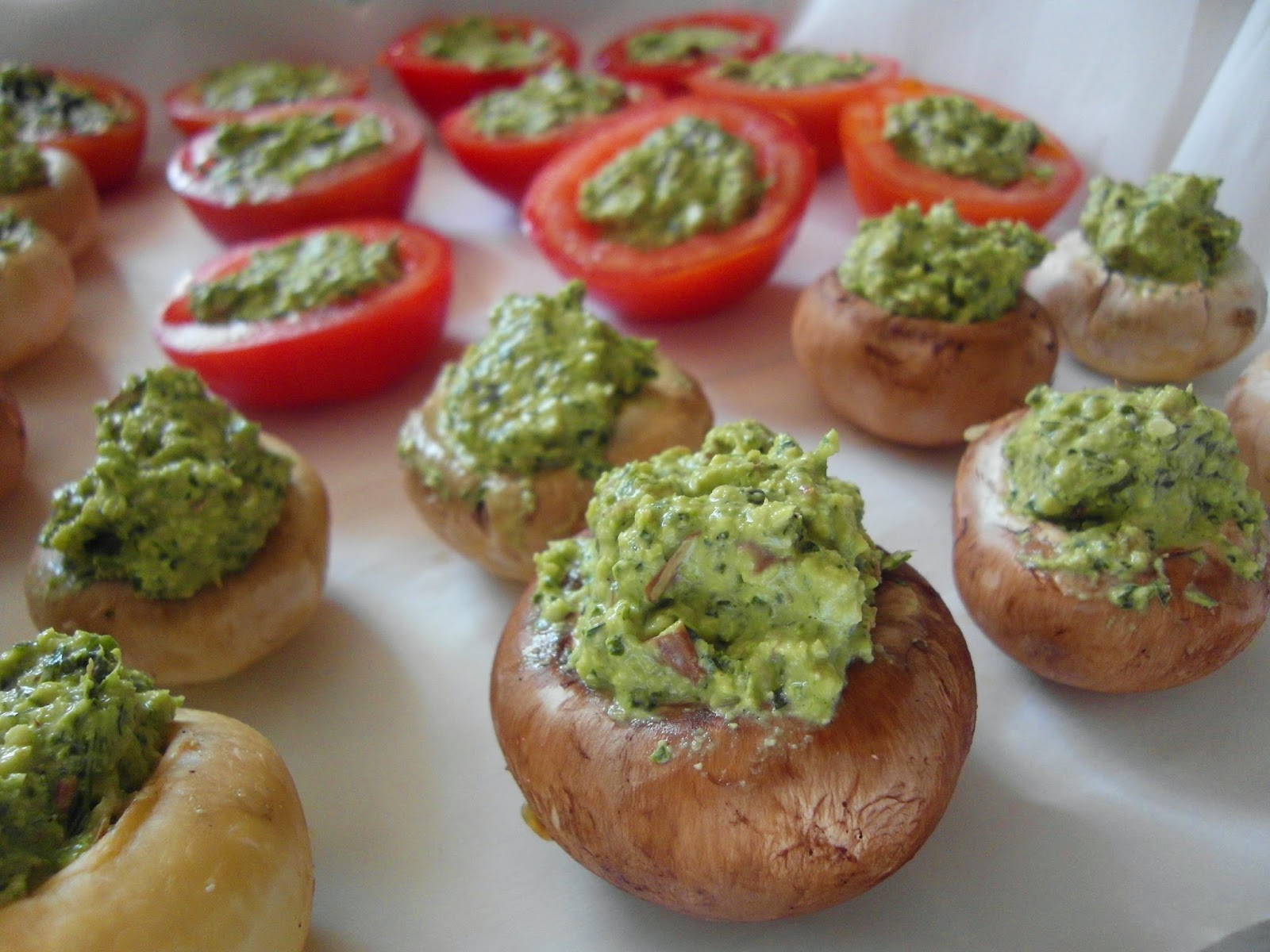 Incredible Stuffed Mushrooms and Tomatoes Incredible Stuffed Mushrooms and Tomatoes