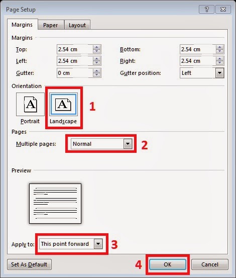 Using Landscape & Portrait Orientation In The Same Document 2 Using Landscape & Portrait Orientation In The Same Document 2