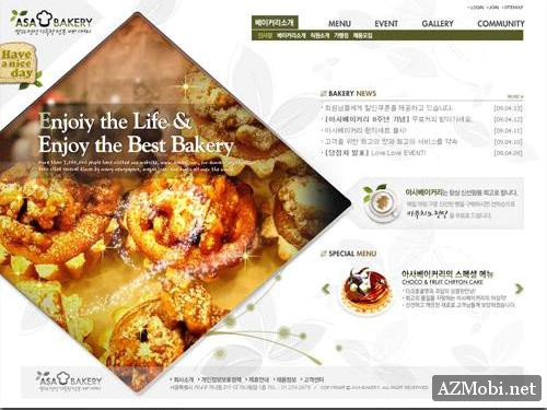 PSD Web Templates – Restaurant and Food