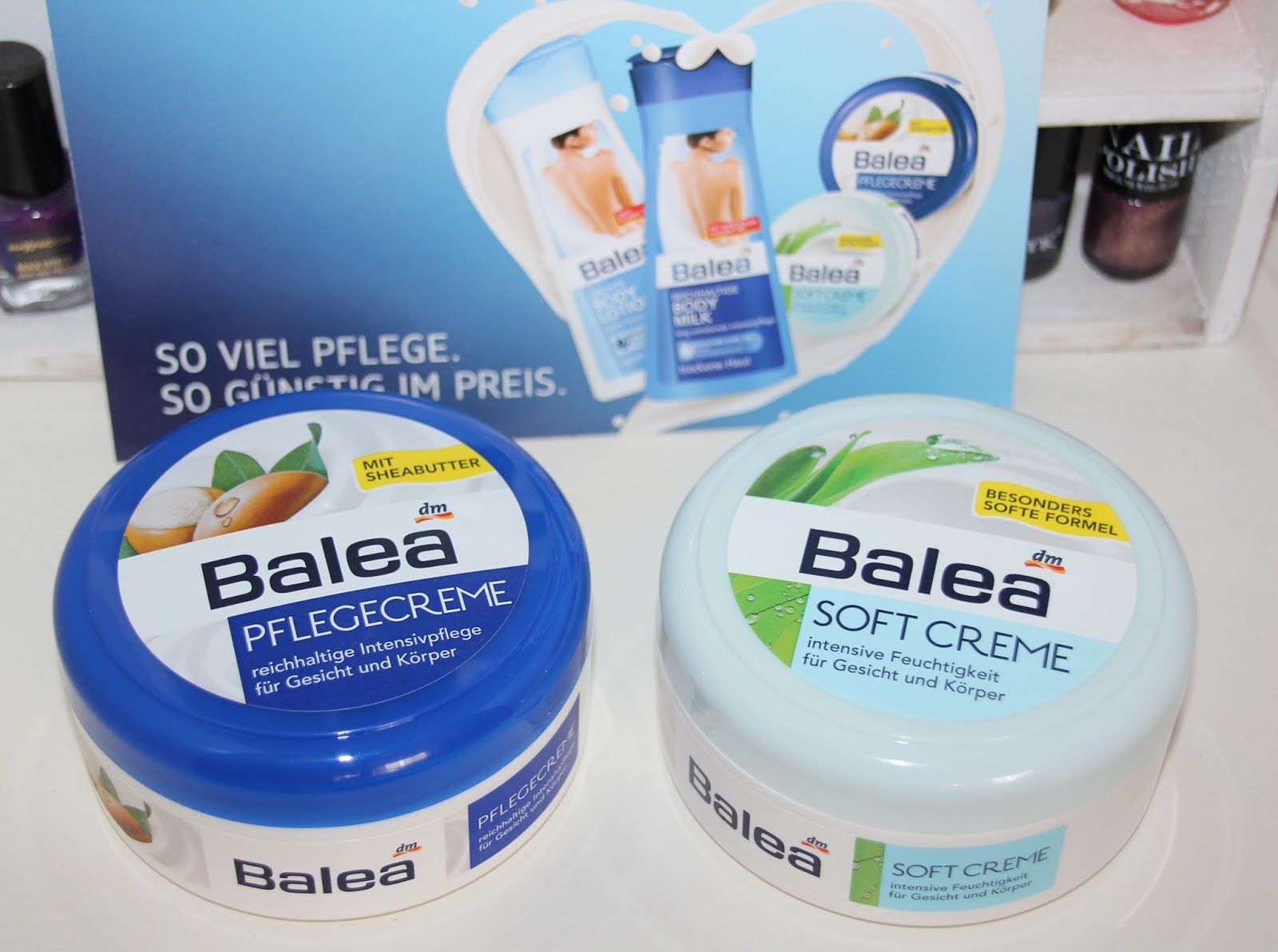 LacquerVictim Balea Body Milk, Body Lotion, Pflegecreme, Soft Creme