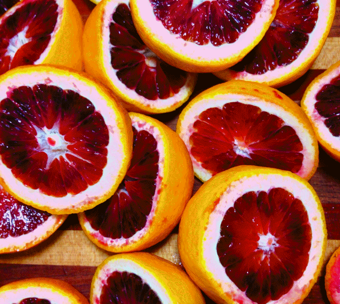 Sliced Blood Oranges Sliced Blood Oranges