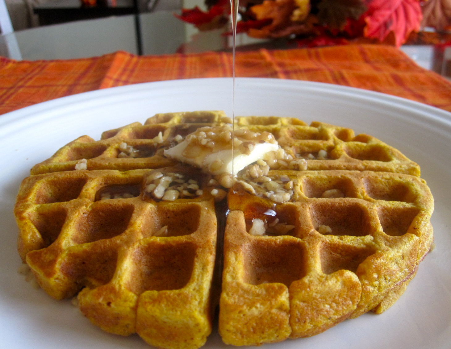 The Cultural Dish Pumpkin Waffles