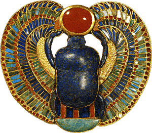 winged scarab