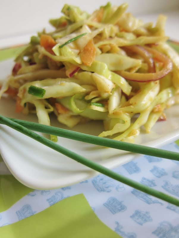 Arctic Garden Studio Asian Cole Slaw with Wasabi Dressing