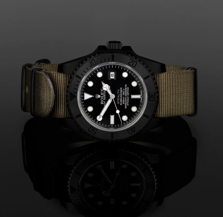 rolex stealth submariner black ceramic