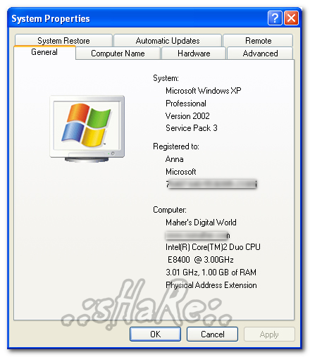 Windows XP Professional SP3 (x86) Activated January 2014 Windows XP Professional SP3 (x86) Activated January 2014
