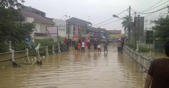 KARYA TULIS ILMIAH ATAU MAKALAH BANJIR " PENGARUH BANJIR DI VILA NUSA