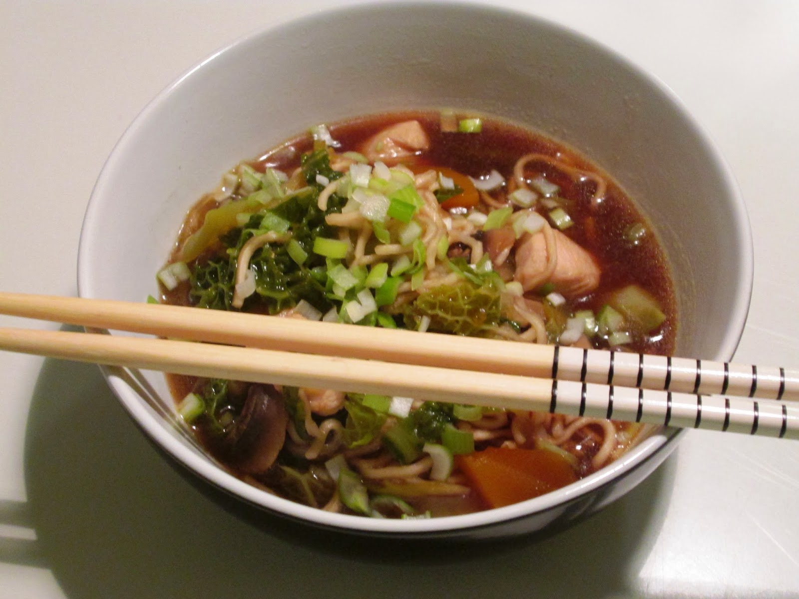 En verden af smag! Japansk Nudelsuppe med Kylling