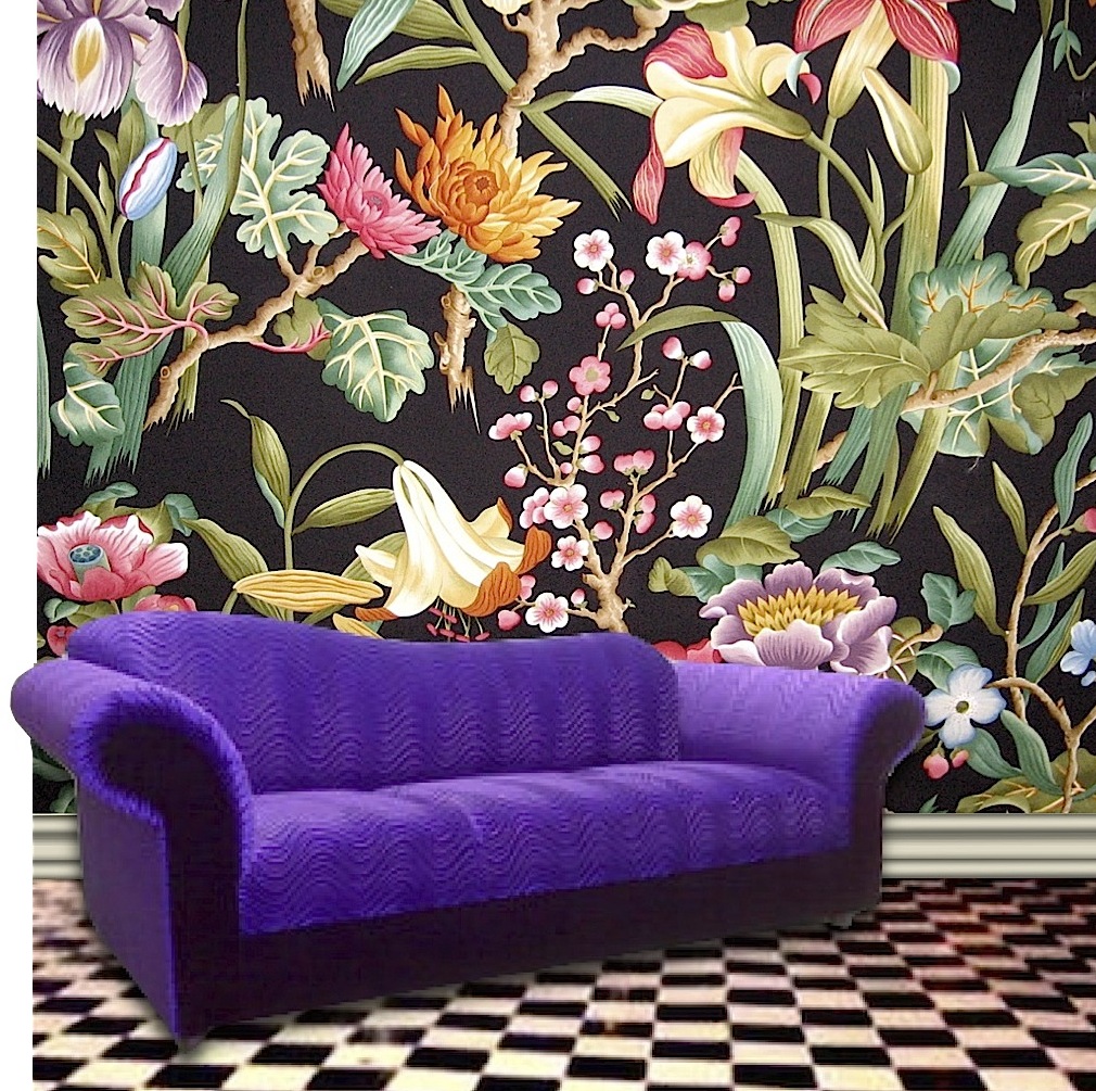 using fabric to cover walls