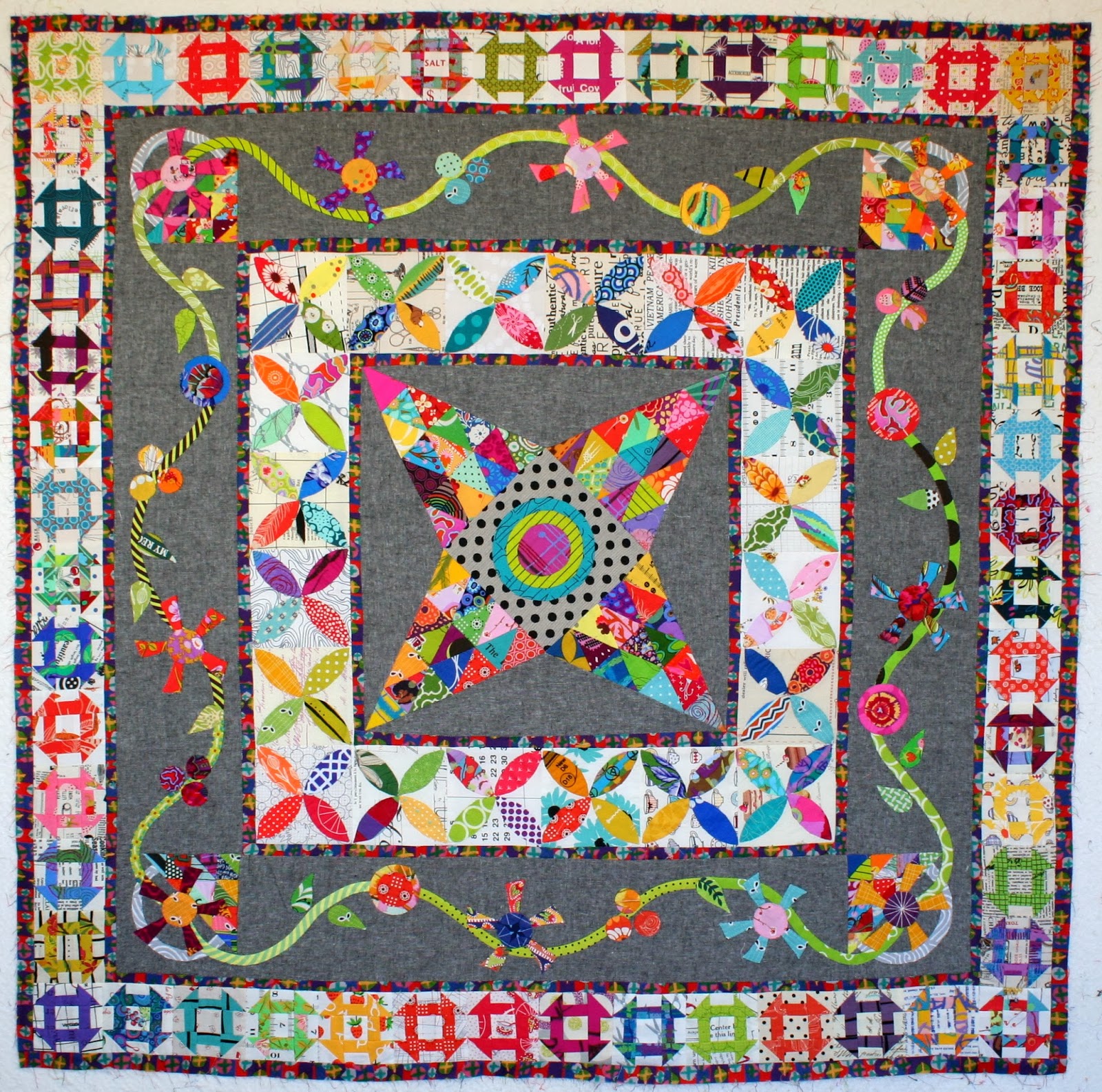 Gone Aussie Quilting Midnight at the Oasis Quilt Update