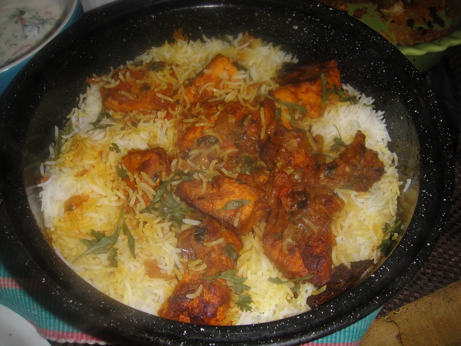 Salmon Biryani