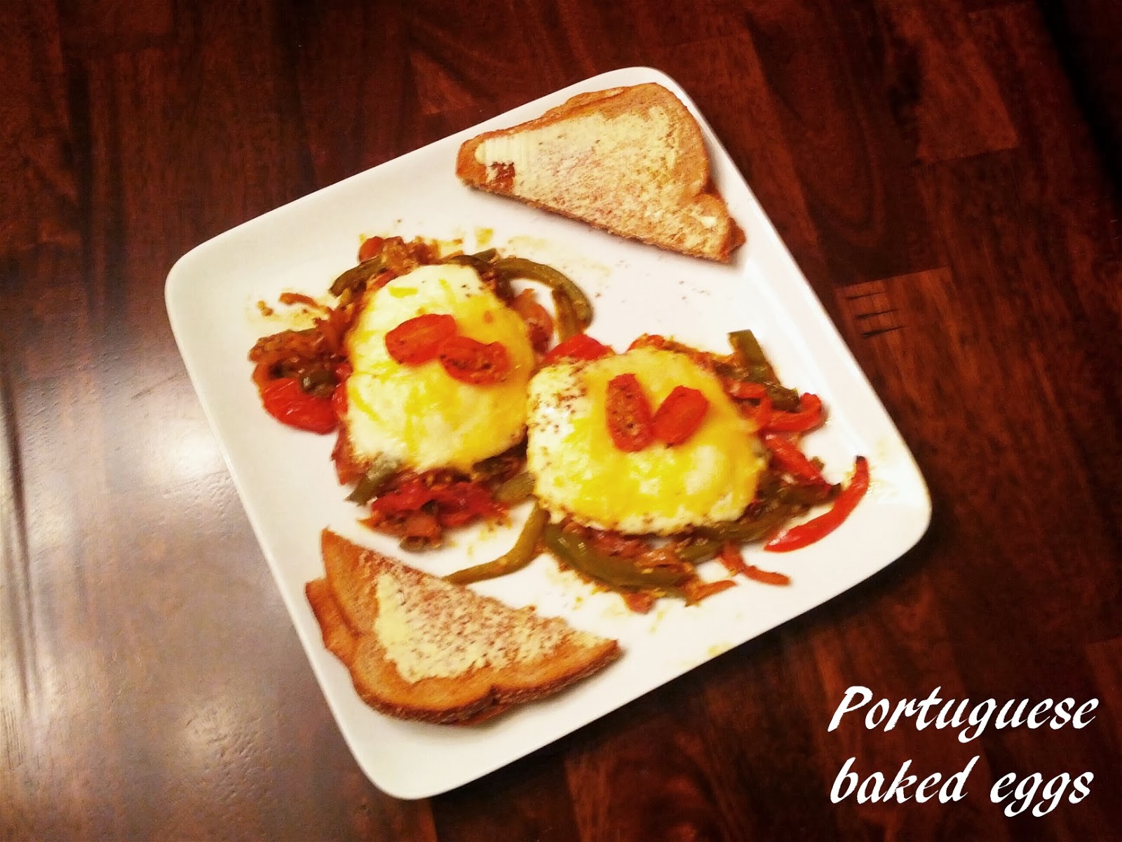 The Hawkeye Plate Portuguese Baked Eggs