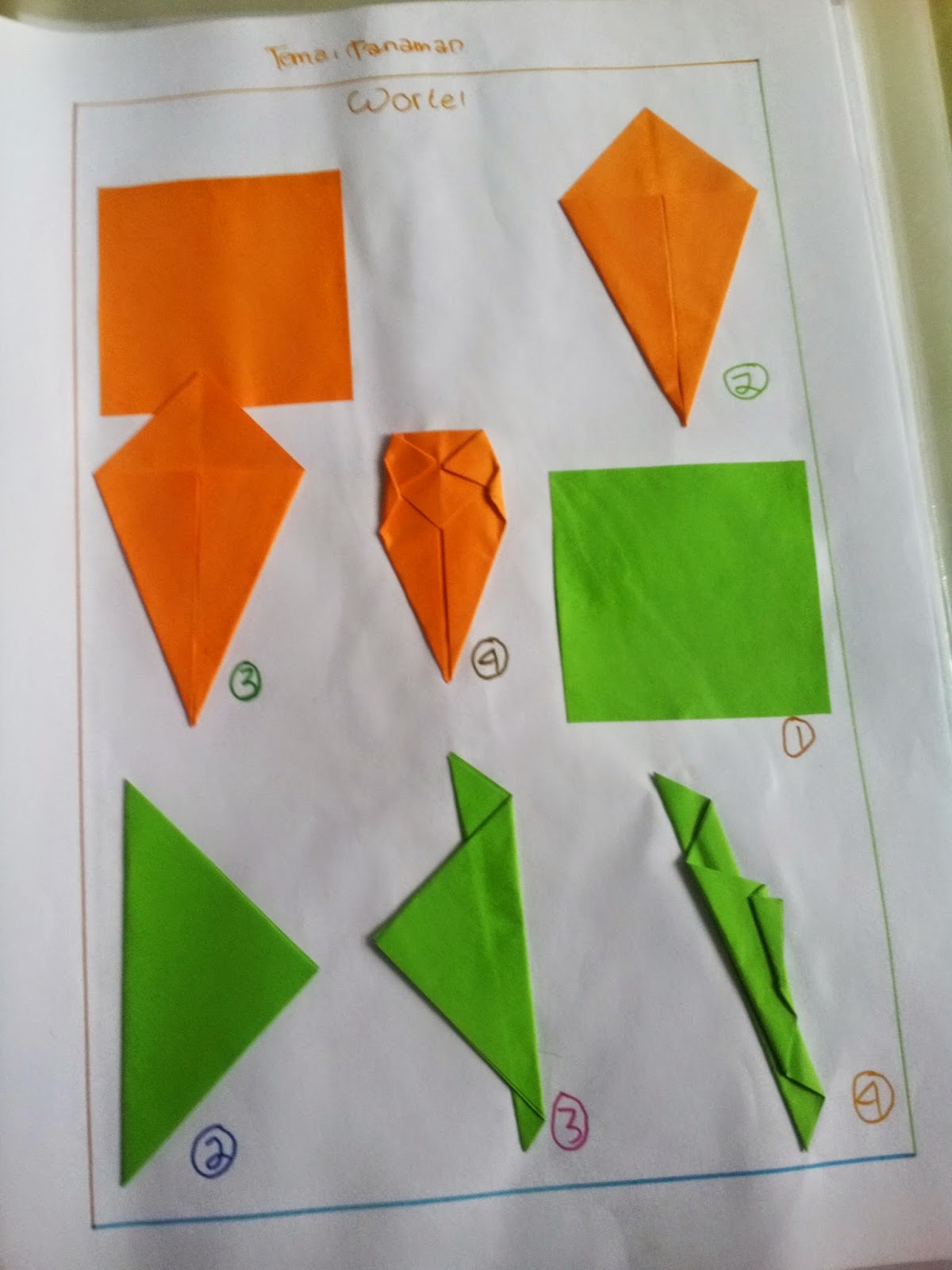 Rahmi Syah Putri Cara Cara Melipat Origami Sesuai Dengan