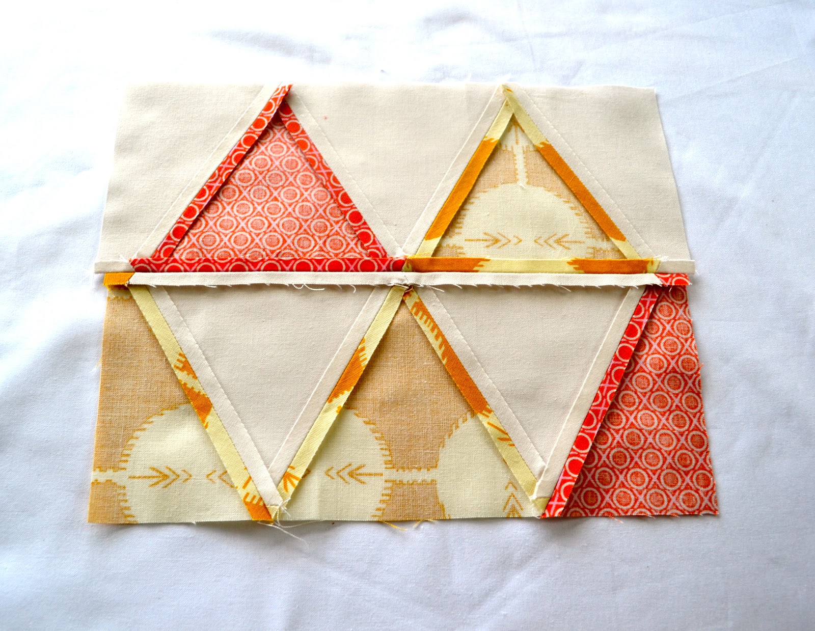 On the Windy Side How to sew equilateral triangles a tutorial