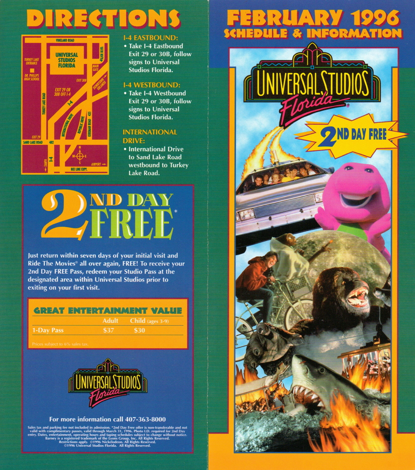 2003 Universal Studios Orlando Park Guide
