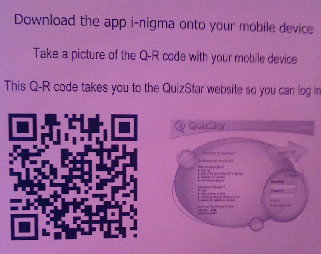 Scott Sibberson More QR Codes in Science