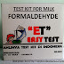 Milk Test Kit - Formaldehyde Test merk ET