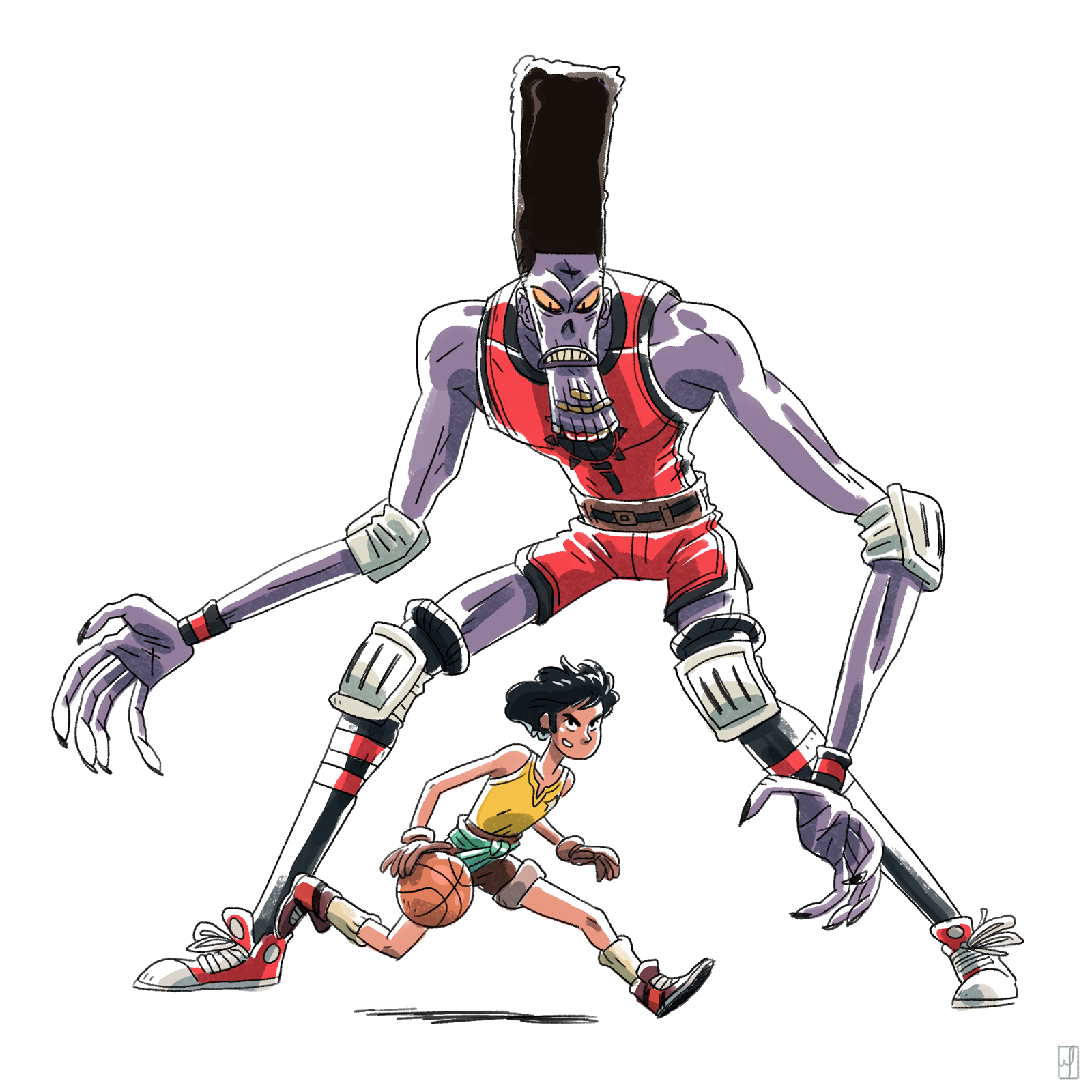 The Art of M. S. Corley Fantasy Basketball