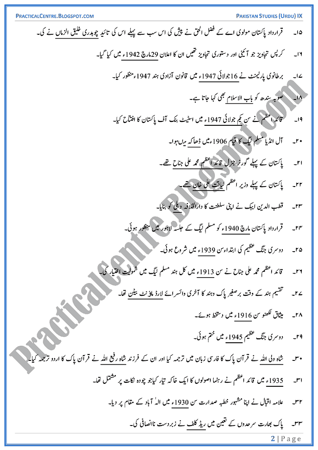 making-of-pakistan-blanks-pakistan-studies-urdu-9th