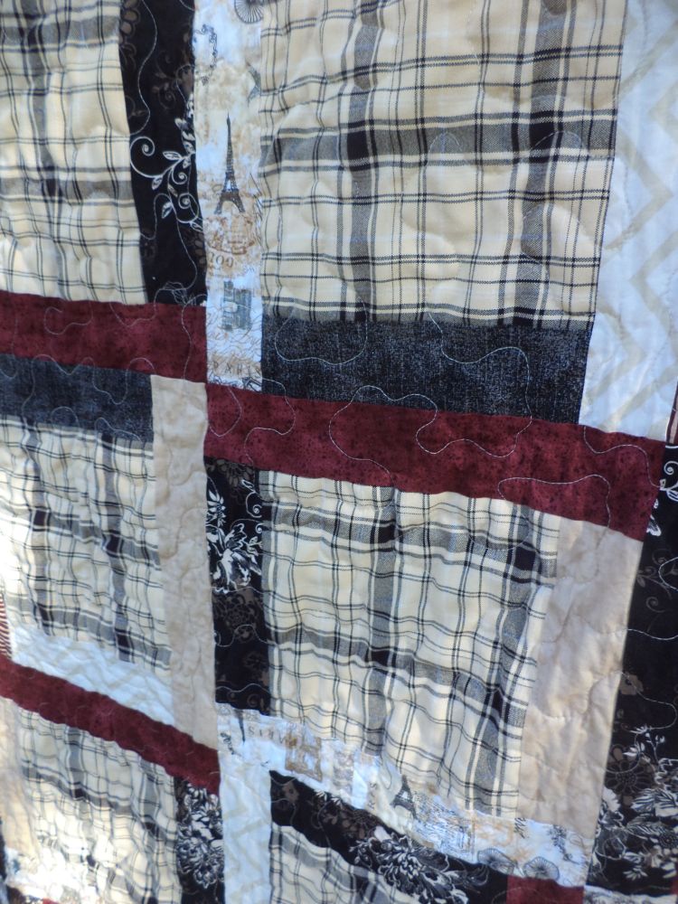 Kat & Cat Quilts A Manly Plaid Quilt