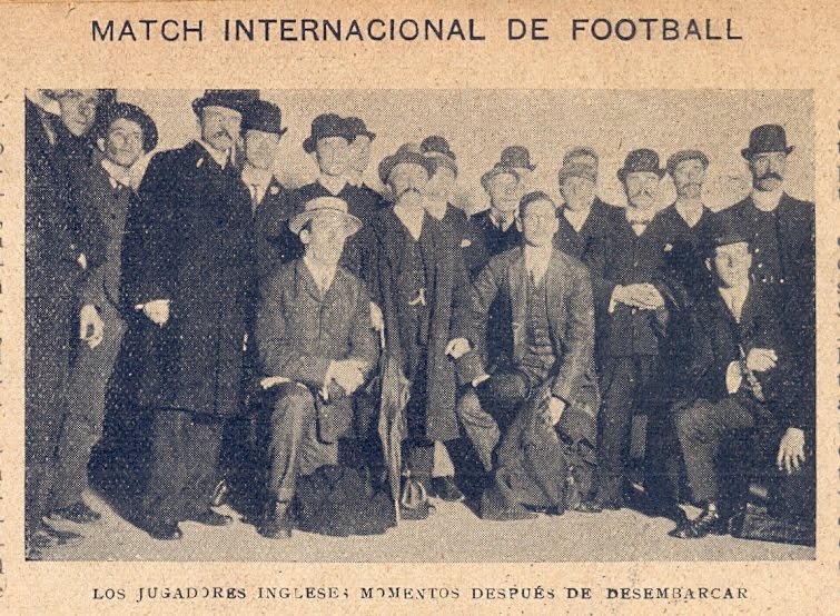 Quantulumcumque Partido de futbol InglaterraArgentina 1904