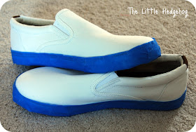 the little hedgehog: Dyeing Canvas Shoes