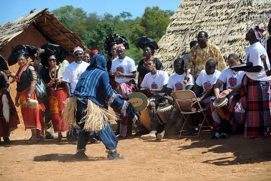 Photos Of An Igbo Village Built In Virginia, USA Photos Of An Igbo Village Built In Virginia, USA