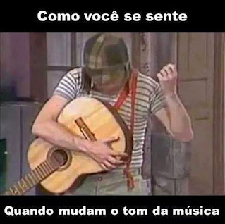 Alterando o tom das músicas Alterando o tom das músicas