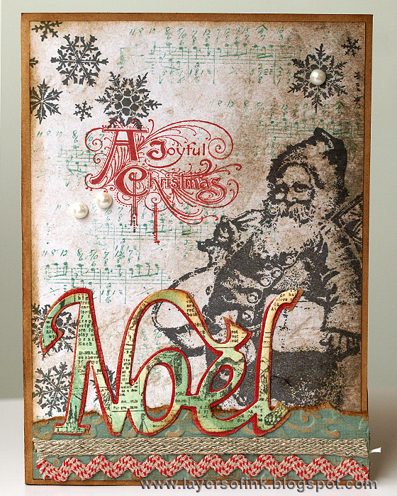 Evergreen Tree Pop-Up - Layers of ink