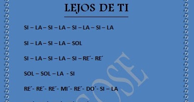 El Arte Y La Musica Lejos De Ti Para Flauta el arte y la musica blogger
