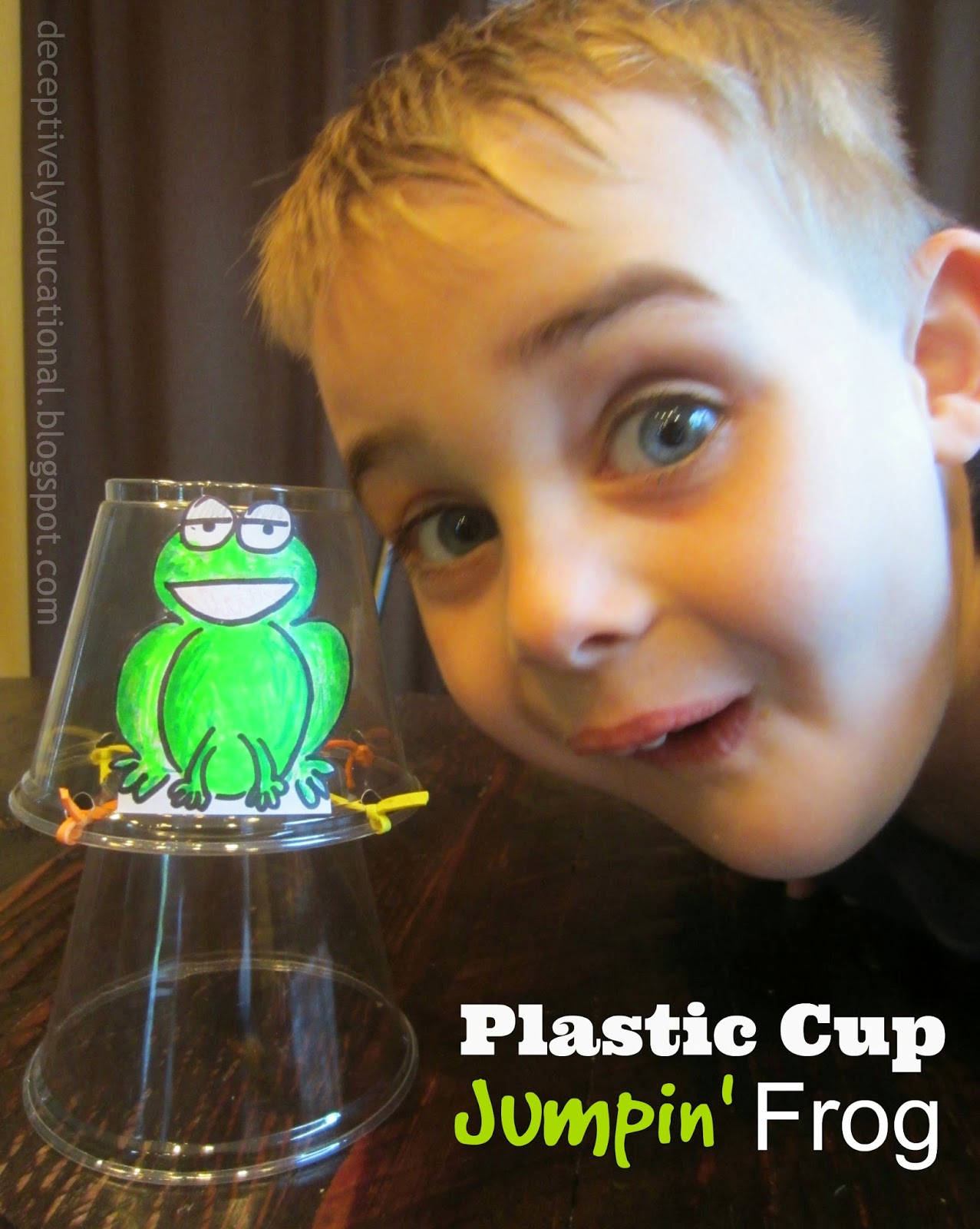Relentlessly Fun, Deceptively Educational Plastic Cup Jumpin' Frogs