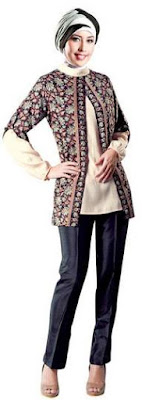Model baju batik muslim remaja untuk kuliah Model baju batik muslim remaja untuk kuliah