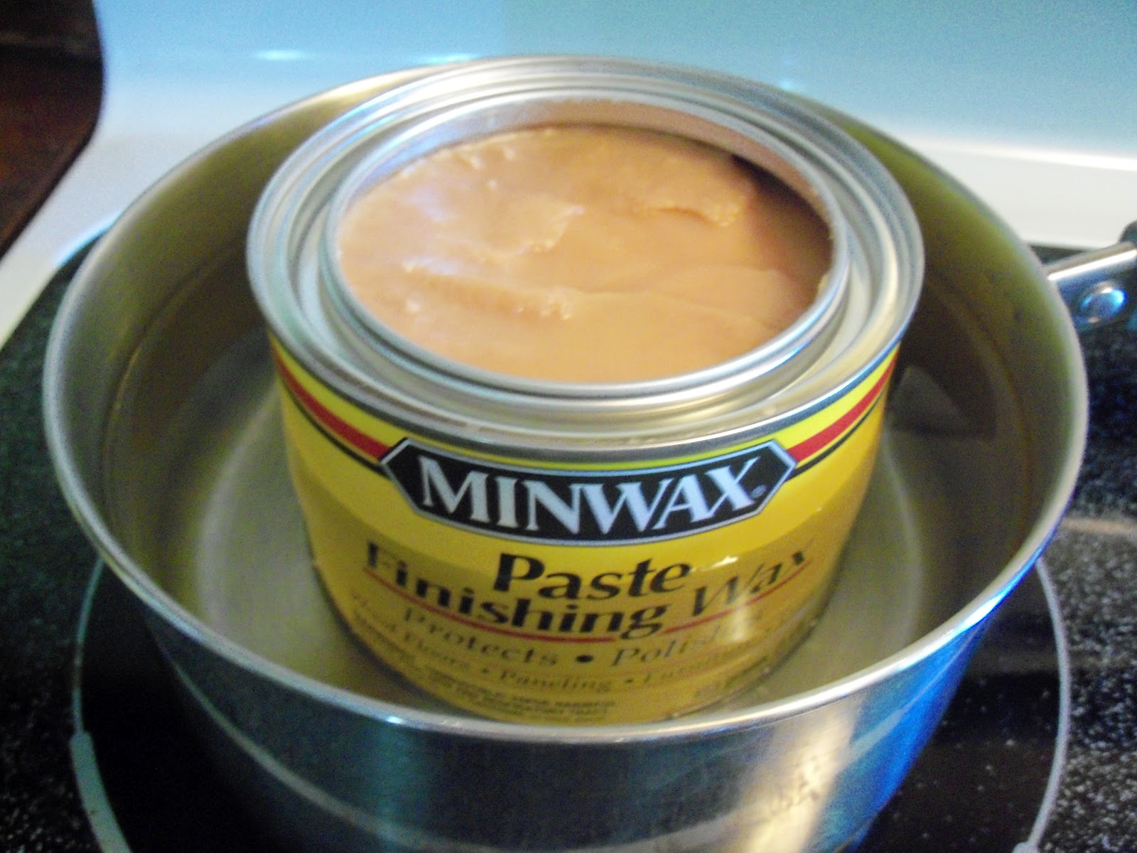 Shelly's Vintage Blog making your own dark wax furniture paste