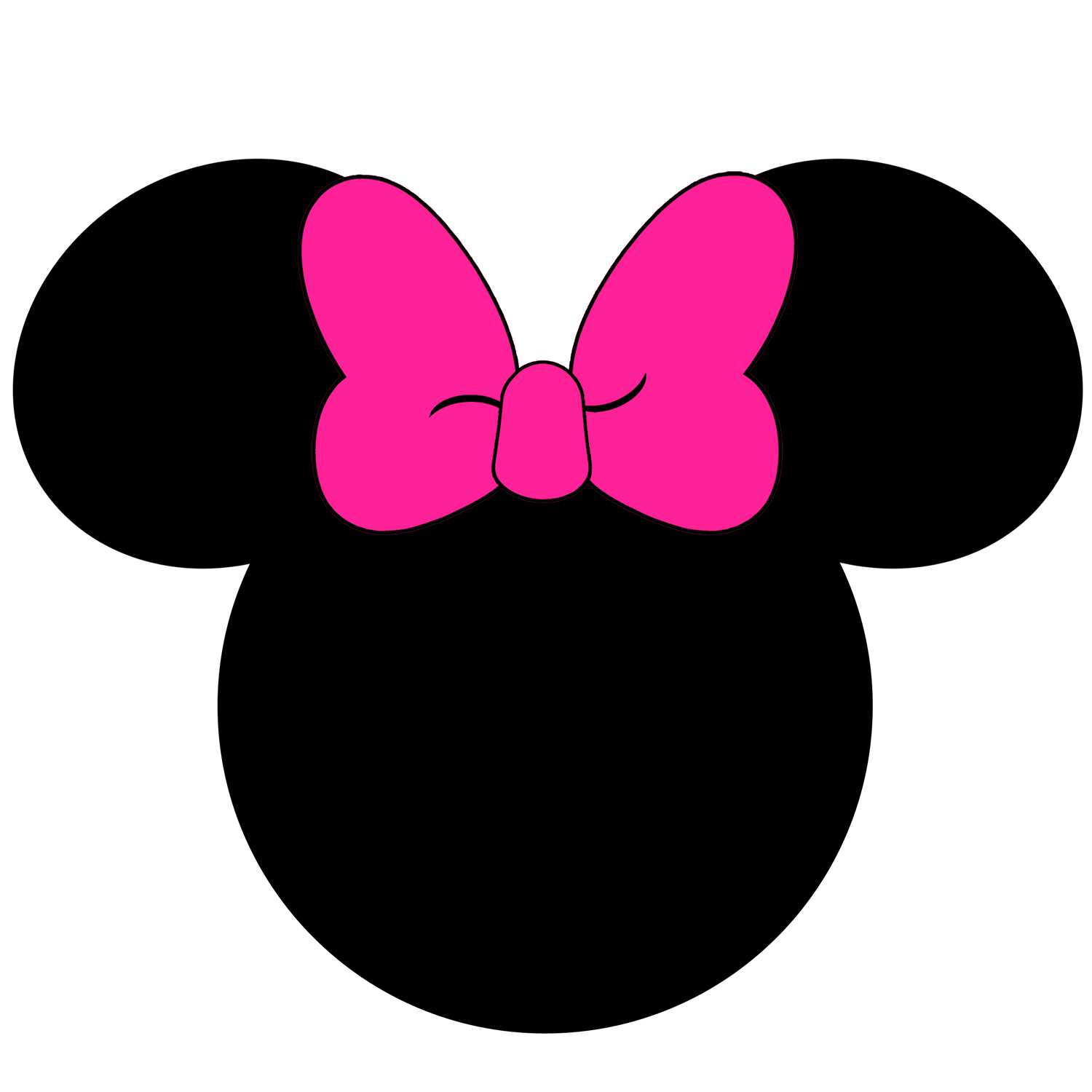Download Free SVG KBee Creations by LuLu: Felt Applique Minnie Inspired Bow from ...