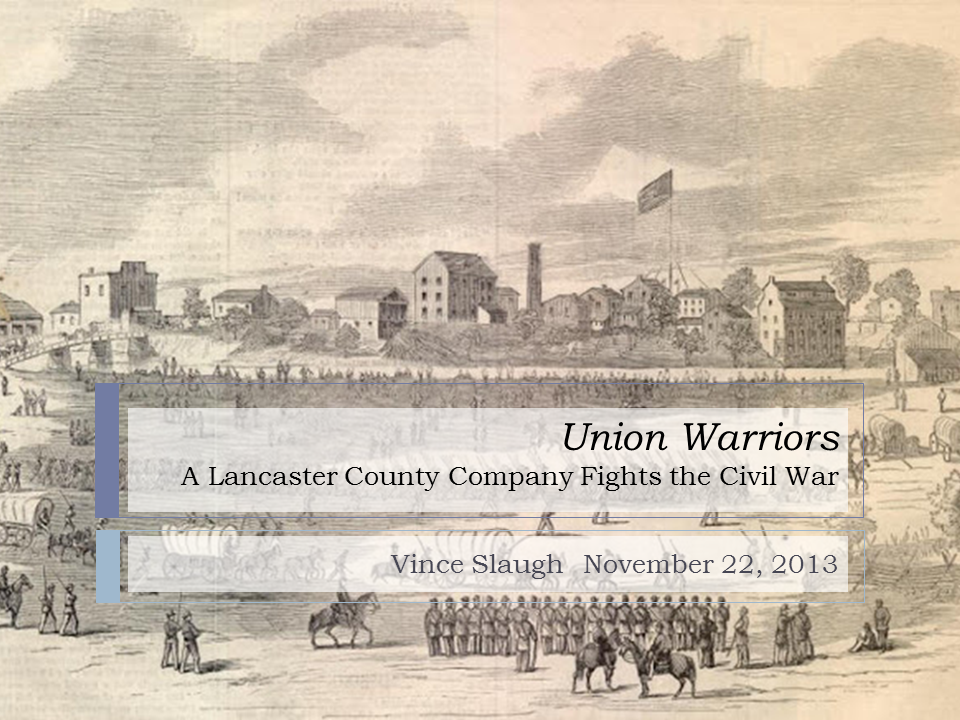 Lancaster at War Presentation on Fri., Nov. 22, at Lancaster County