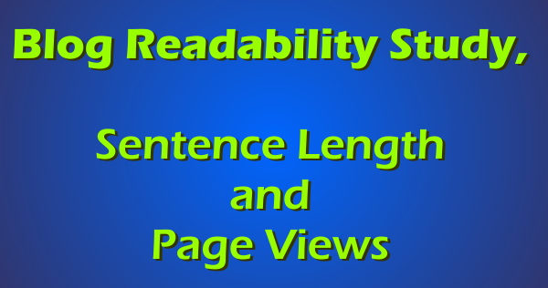 Relation Between Page Views And Sentence Length, A Comparison