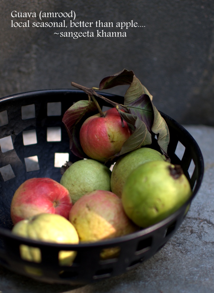healing guava soup with ginger, lemongrass and a hint of tulsi a soup to treat dry cough