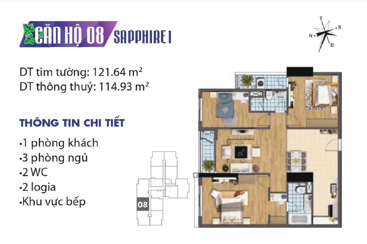 Chung Cư Goldmark City Tòa SapPhire 1 Chung Cư Goldmark City Tòa SapPhire 1