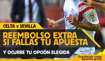 betfair reembolso 25 euros Celta vs Sevilla 10 mayo betfair reembolso 25 euros Celta vs Sevilla 10 mayo