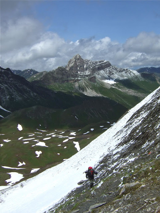 Aufstieg zum Geschützspitzsattel (2657 m)