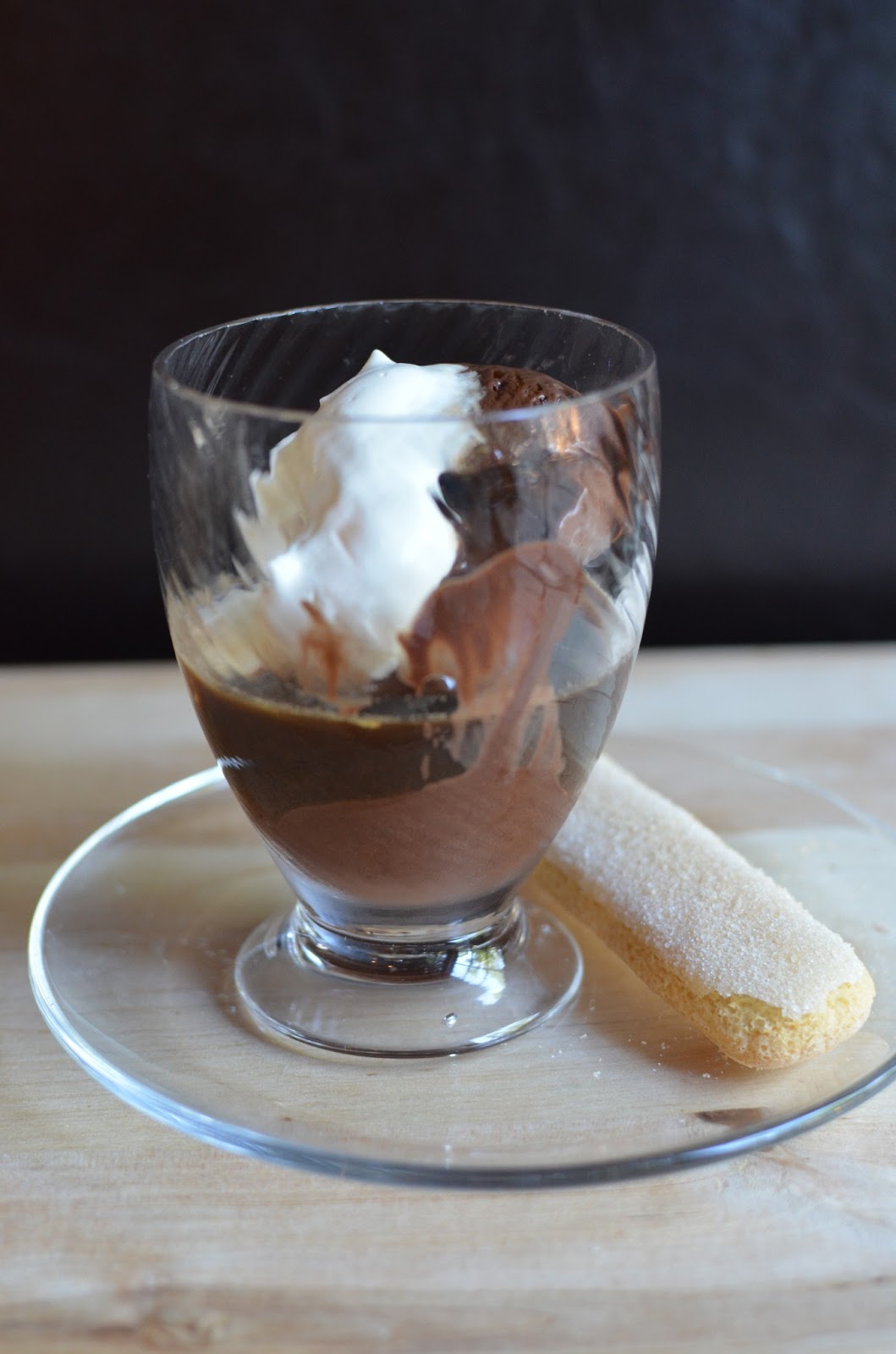 Playing with Flour Affogato with chocolate gelato (and amaretto)