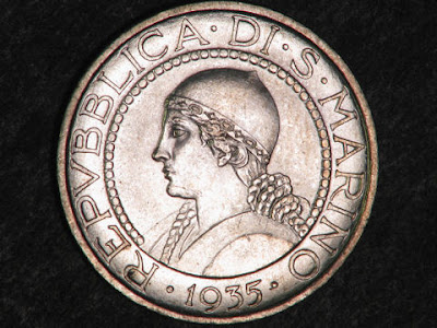 Coins San Marino Lire Euro Silver coin 