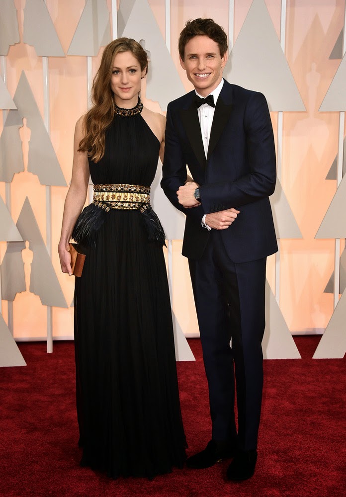 Oscar 2015 Hannah Bagshawe y Eddie Rednmayne Oscar 2015 Hannah Bagshawe y Eddie Rednmayne