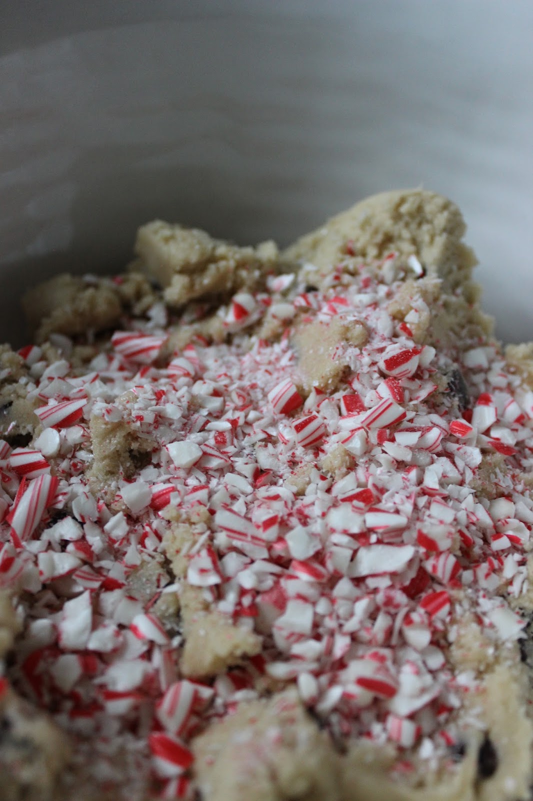 Preppy by the Sea Recipe Candy Cane Chocolate Chip Cookies