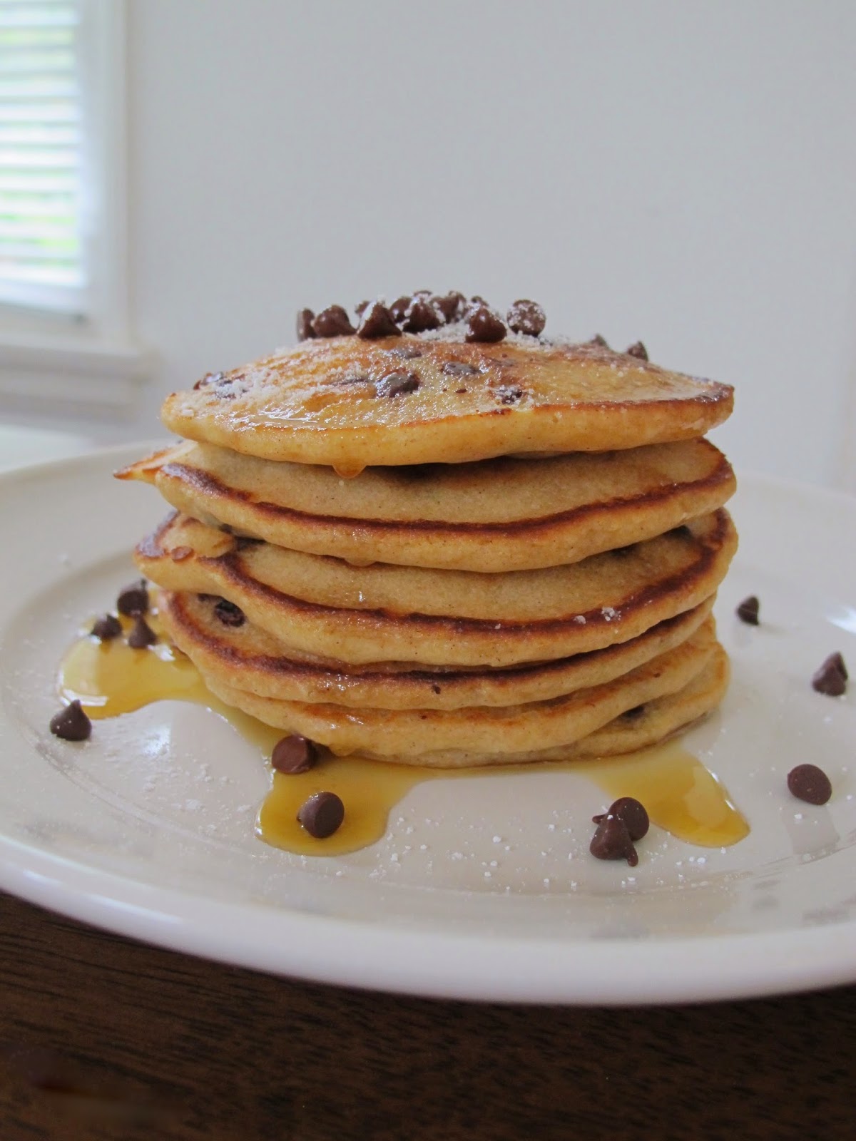 Kitchen Sink Diaries Cinnamon Chocolate Chip Pancakes