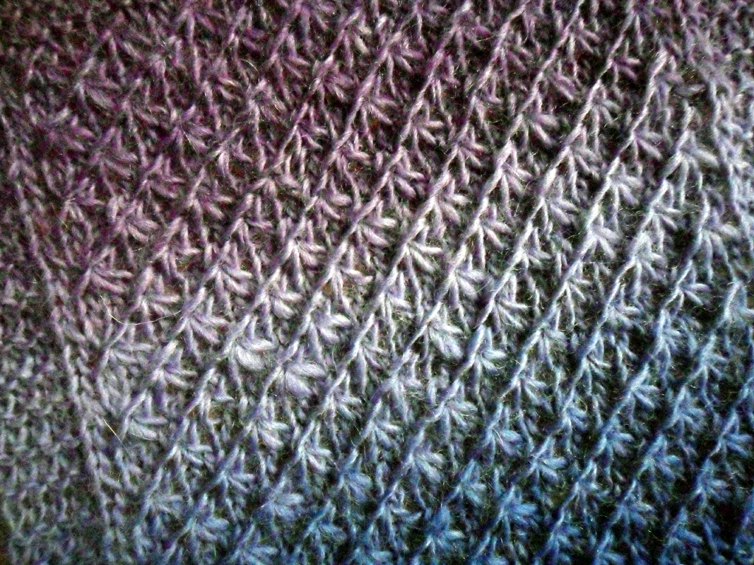 Grandma Cocos Designs: Week #10 of the Papa Bear Sampler Scarf Knit-along