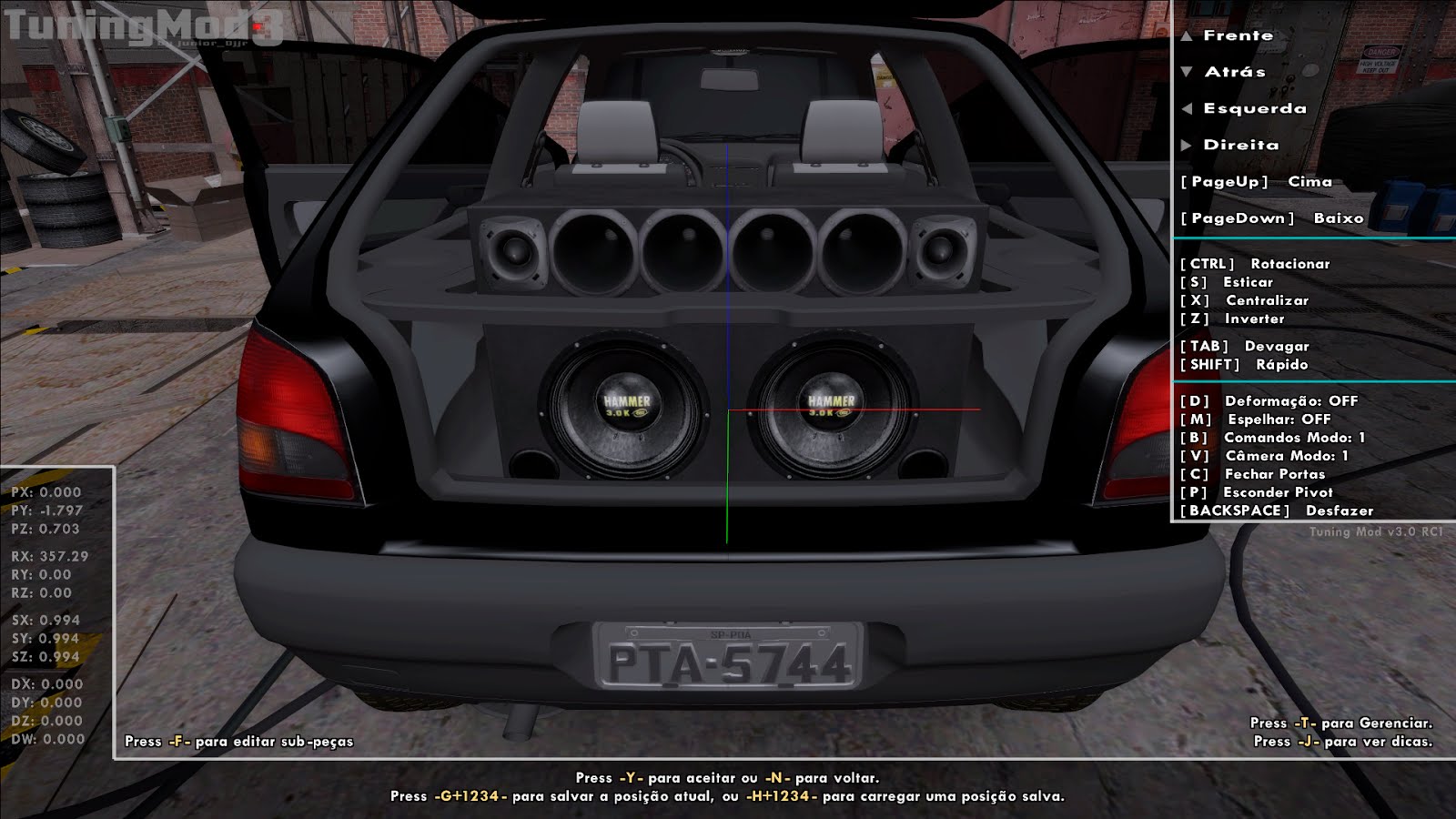Tuning Mod by Junior_Djjr for Grand Theft Auto: San Andreas - ModDB