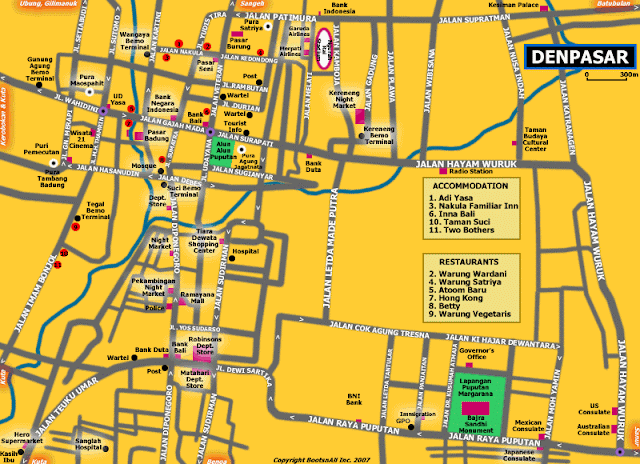 Mapa Denpasar