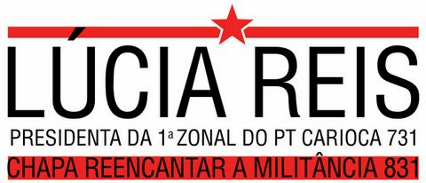 Lucia Reis Presidente da 1ªZonal do PT na cidade do Rio de Janeiro